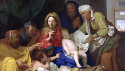 The Sleeping Christ, 1655 (detail) by Charles Le Brun